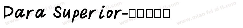 Para Superior字体转换
